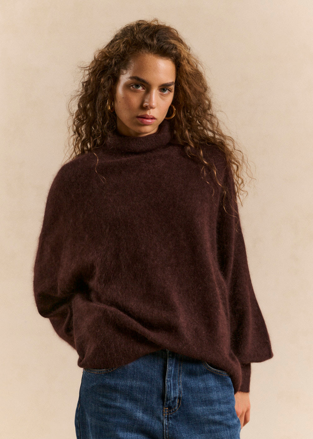 Loose-fitting turtleneck jumper - Sud Express - 1 - Sud Express