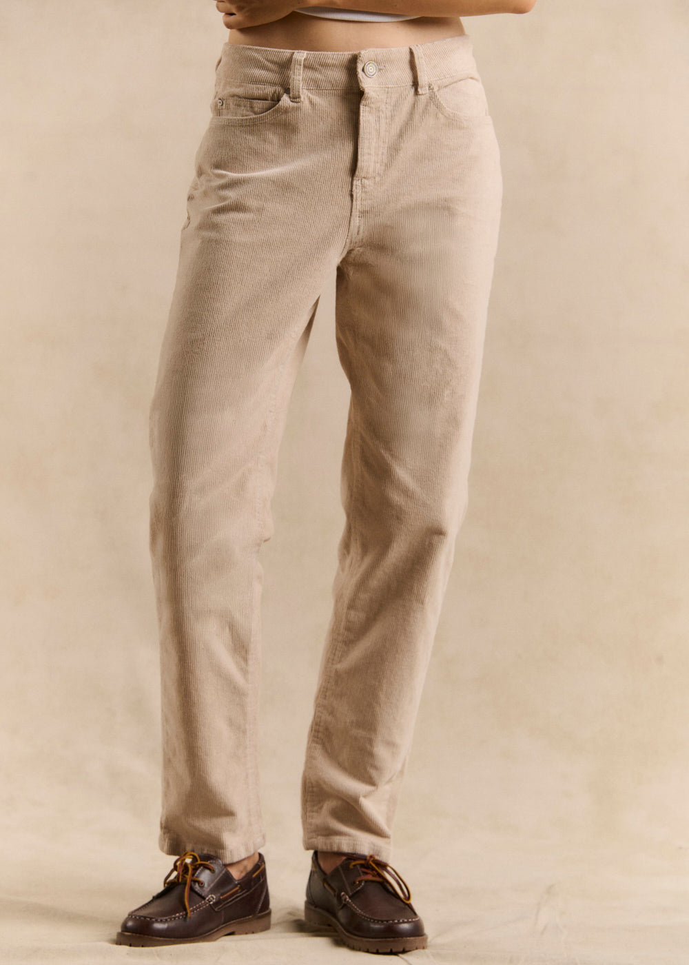PAVLINI Pantalon slim en velours - 1 - Sud Express - Sud Express