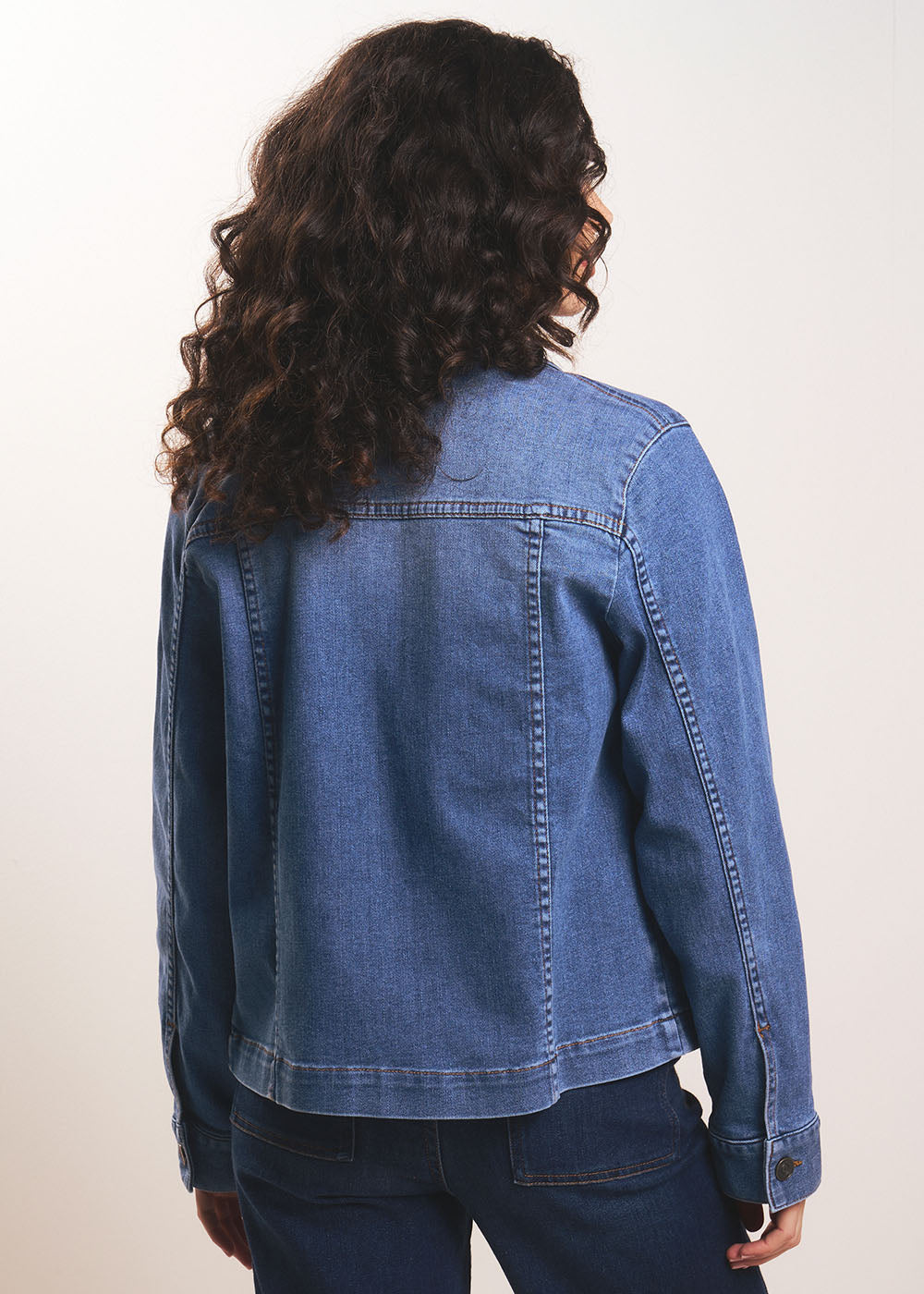 Veste en denim structurée - Sud Express - 3 - Sud Express