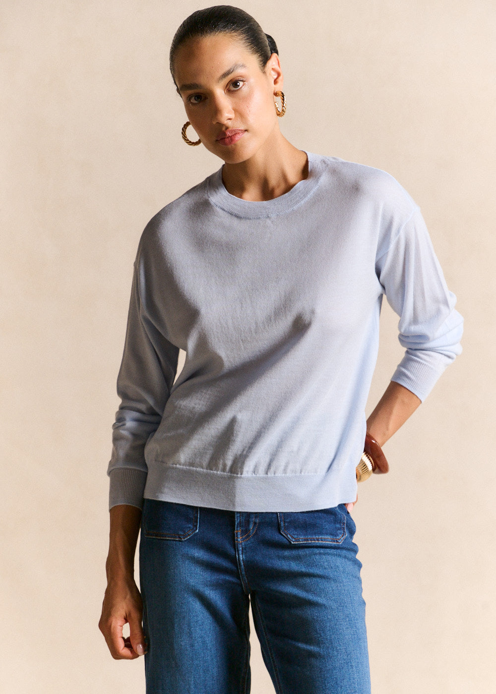 Pull col rond en laine - Sud Express - 1 - Sud Express