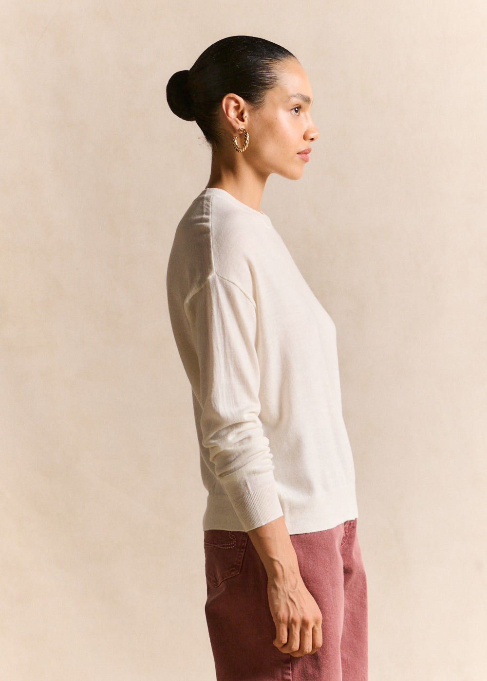 Pull col rond en laine - Sud Express - 4 - Sud Express