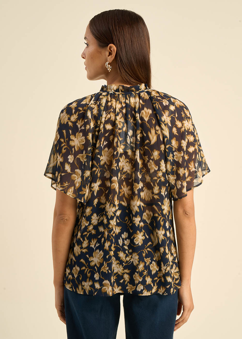 Blouse manches courtes imprimée - Sud Express - 3 - Sud Express