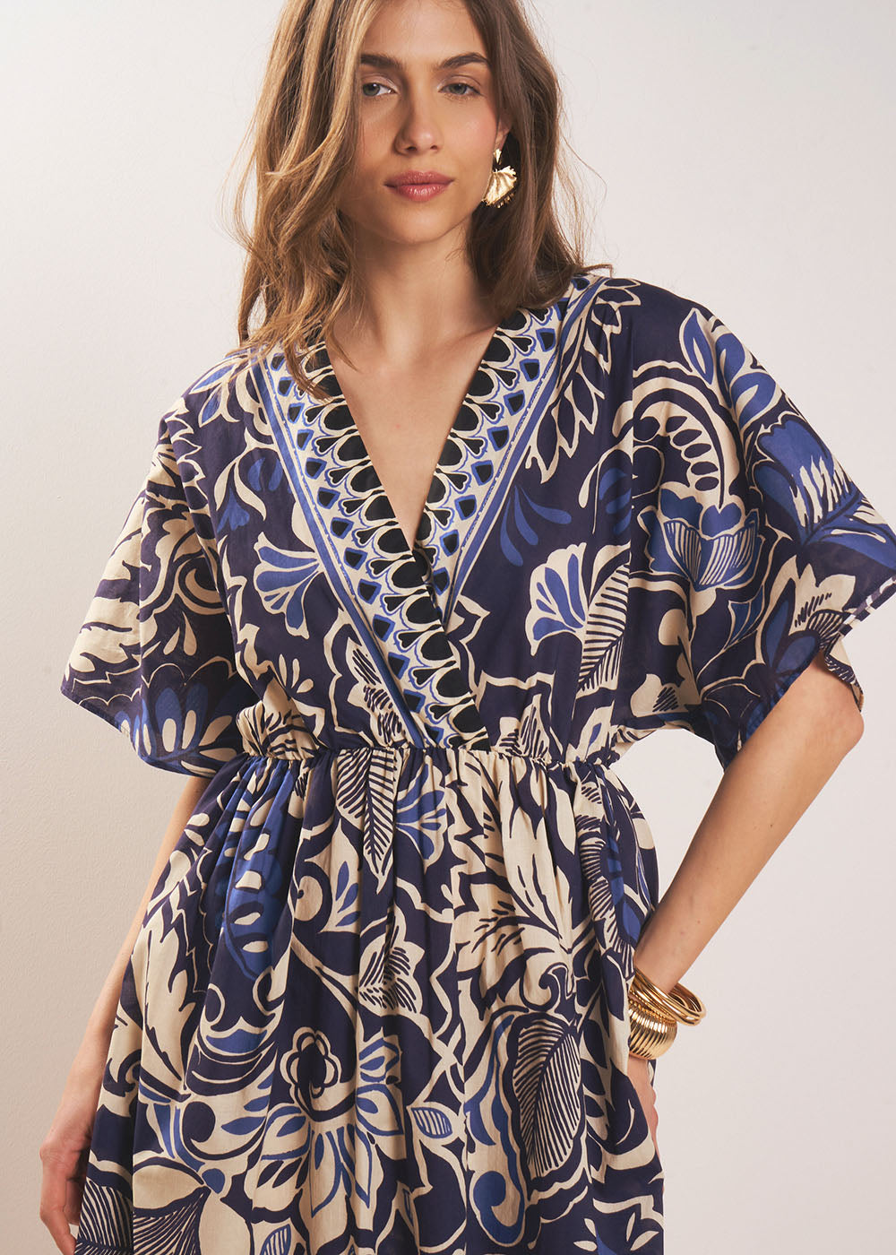 Robe kimono imprimé - Sud Express - 2 - Sud Express