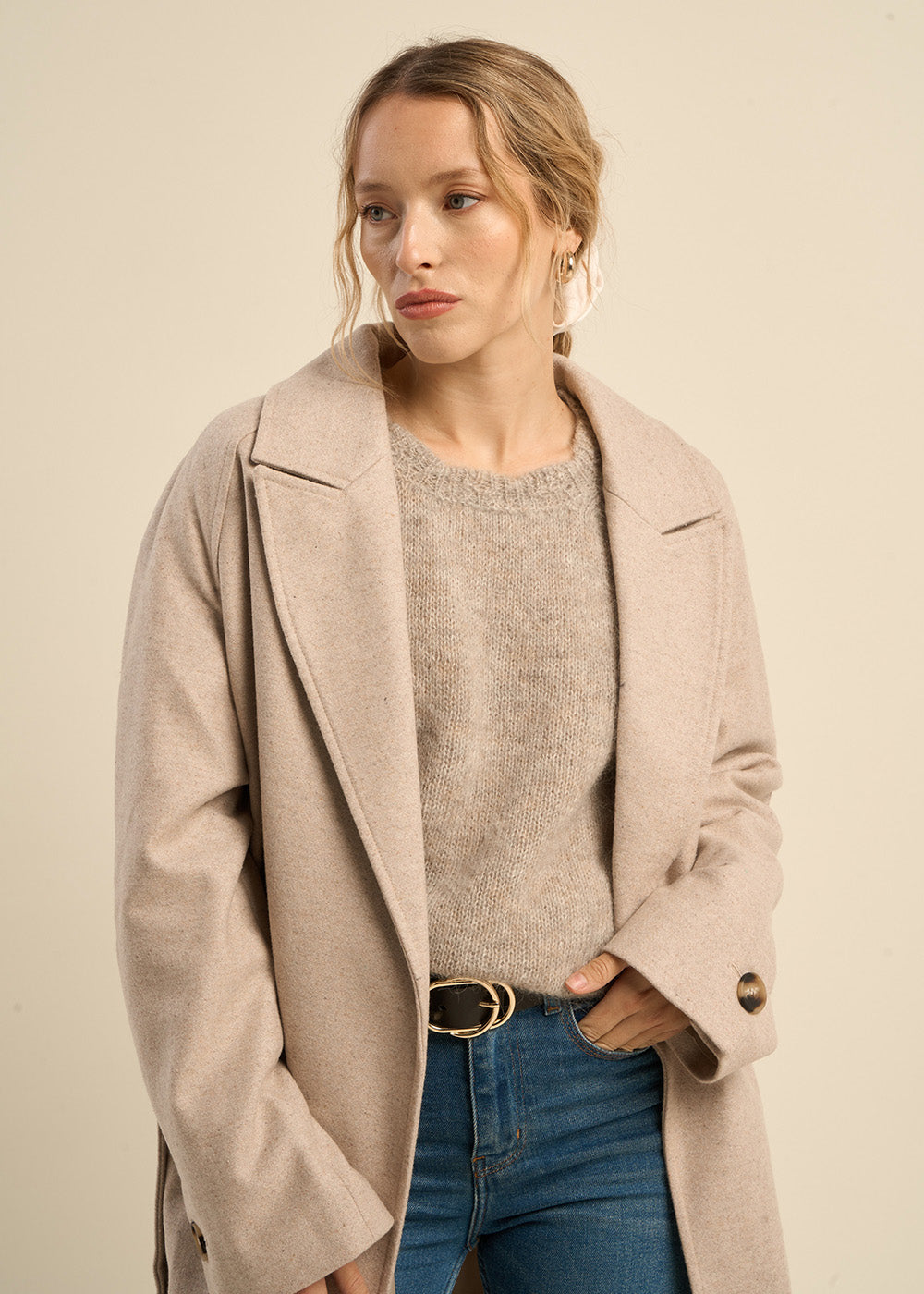 Manteau long ceinturé - Sud Express - 5 - Sud Express