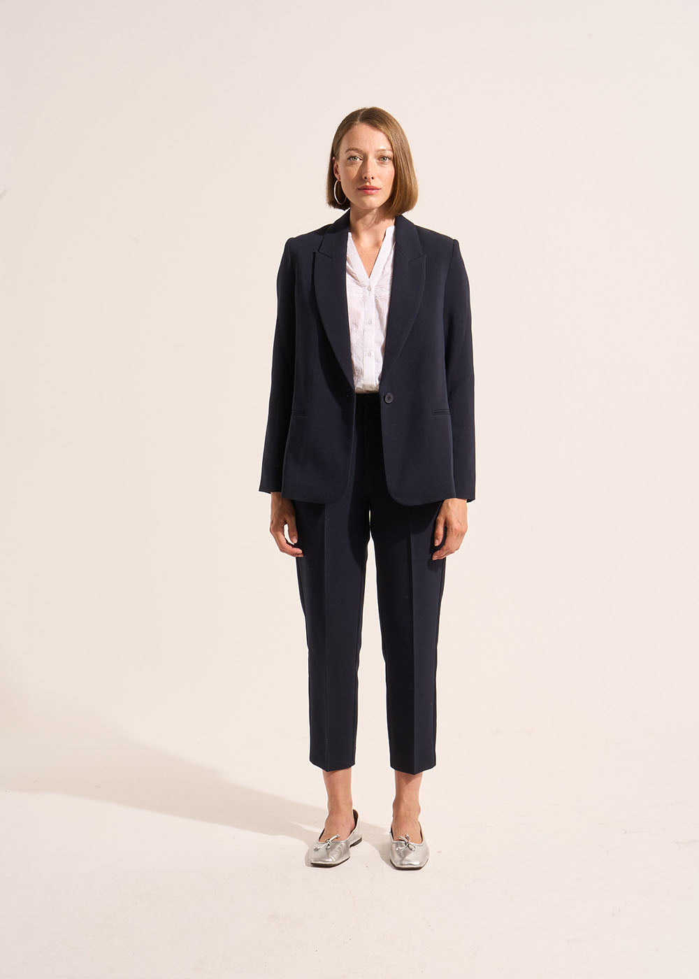 Pantalon fuselé à taille élastiquée - Sud Express - 1 - Sud Express