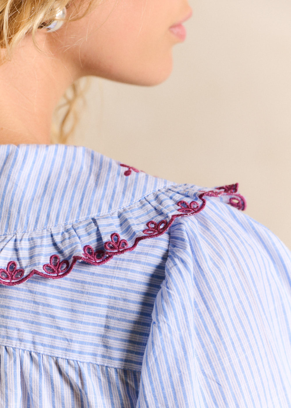 Chemise col claudine - Sud Express - 5 - Sud Express