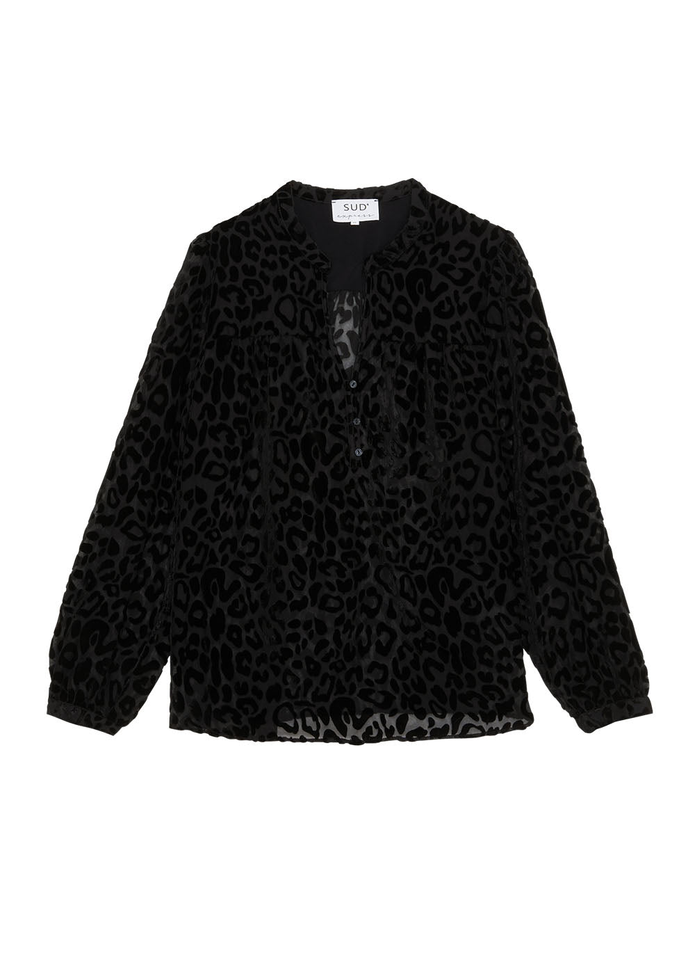 TALETY Blouse léopard en jeu de transparence - 4 - Sud Express - Sud Express