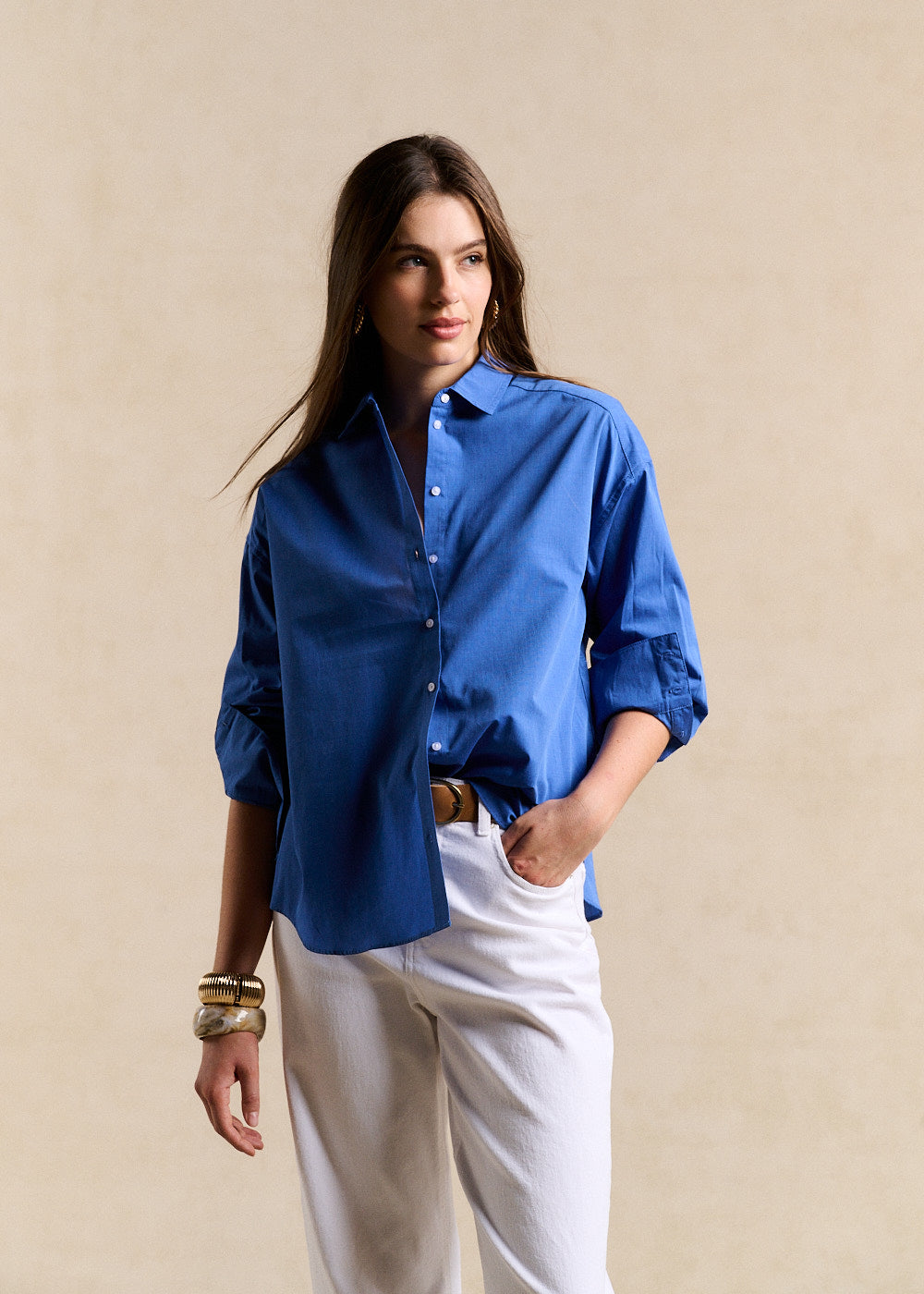 Chemise oversize à manches longues - Sud Express - 5 - Sud Express