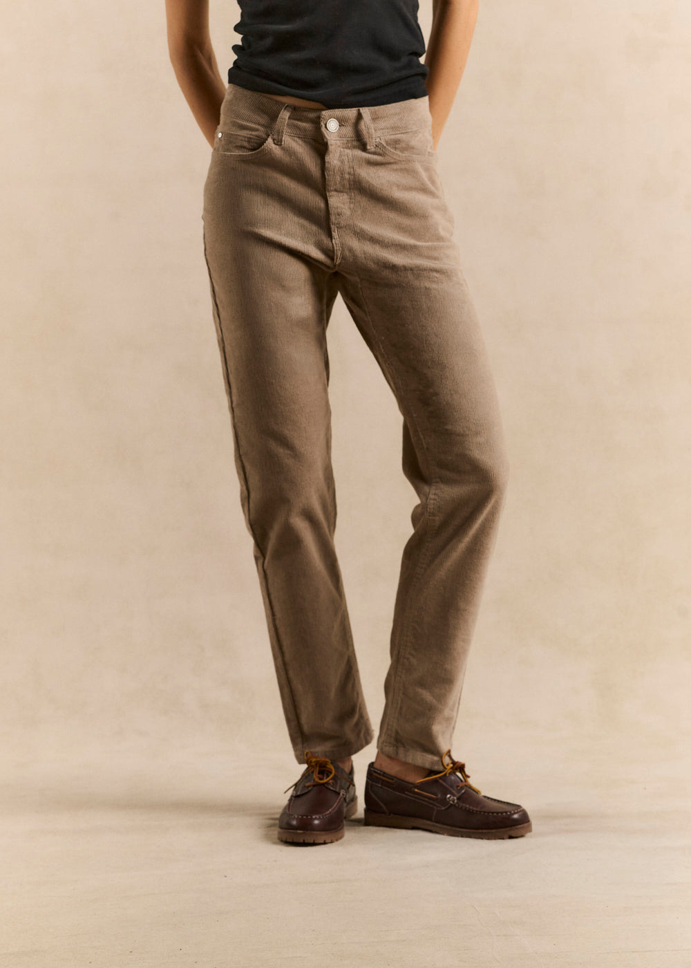 PAVLINI Pantalon slim en velours - 2 - Sud Express - Sud Express