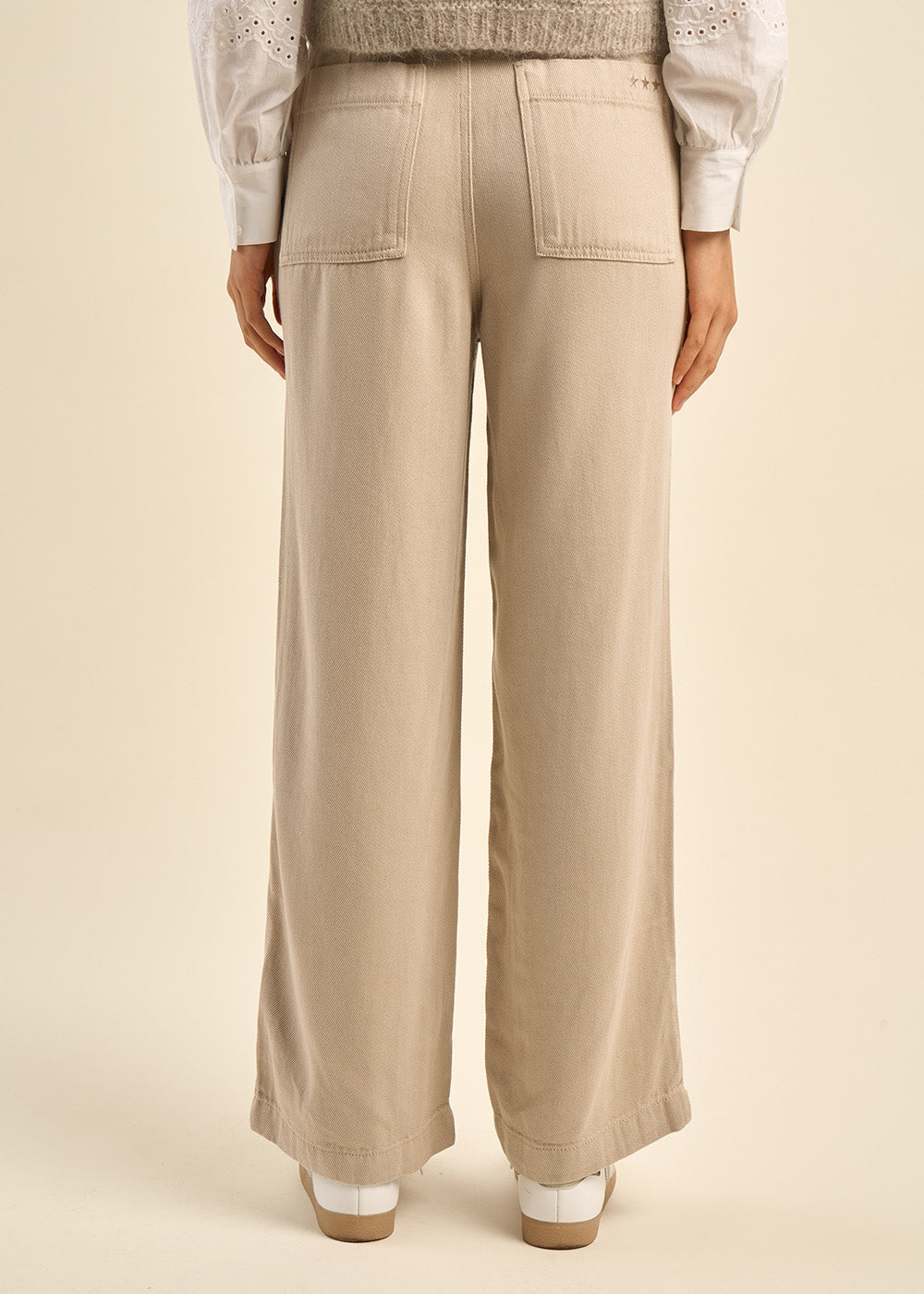 Pantalon taille haute à coupe droite - Sud Express - 3 - Sud Express