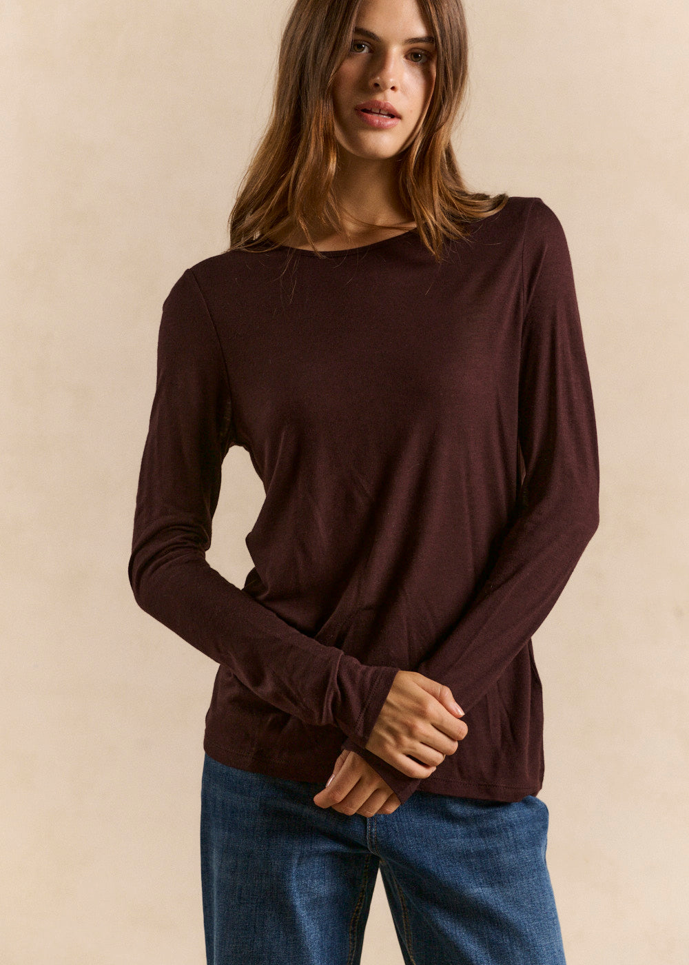 TATUFA Long-sleeved crew-neck T-shirt - 1 - Sud Express - Sud Express