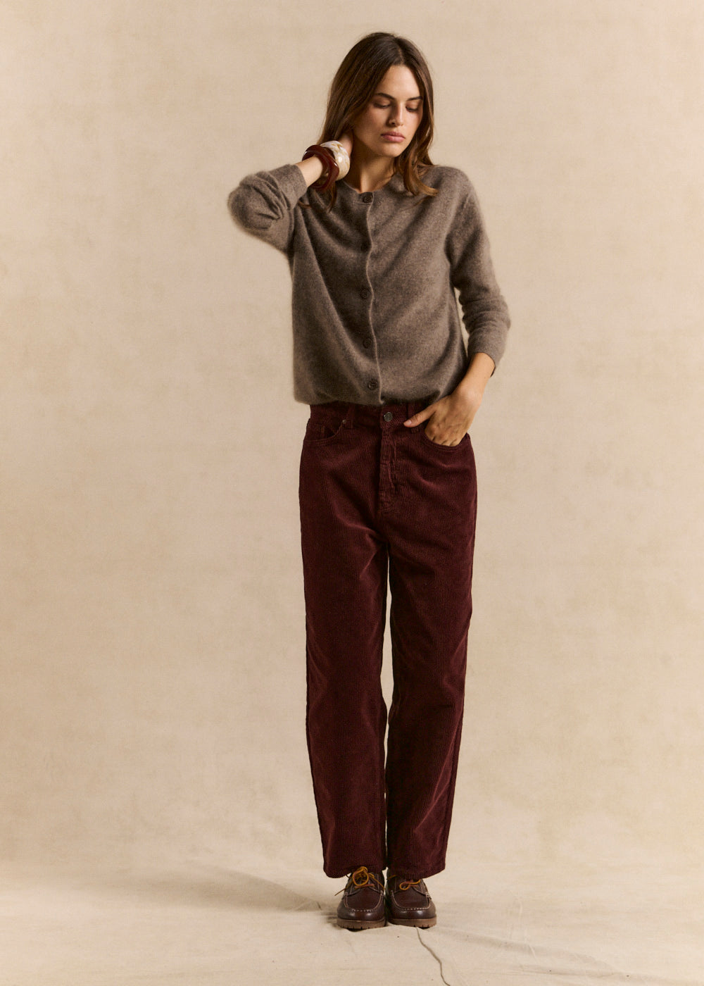 Pantalon velours coupe ballon - Sud Express - 5 - Sud Express