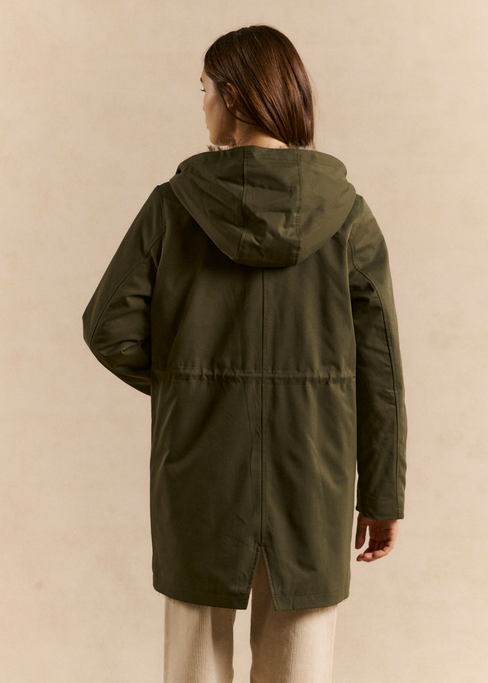 Parka déperlante longue doublée fausse fourrure - Sud Express - 3 - Sud Express