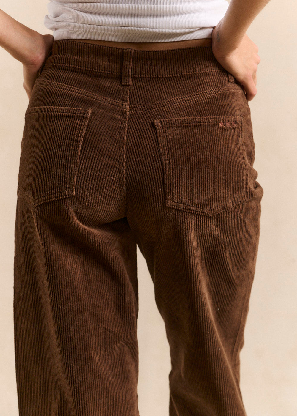 CHLOEVEL Pantalon wideleg en velours - 3 - Sud Express - Sud Express