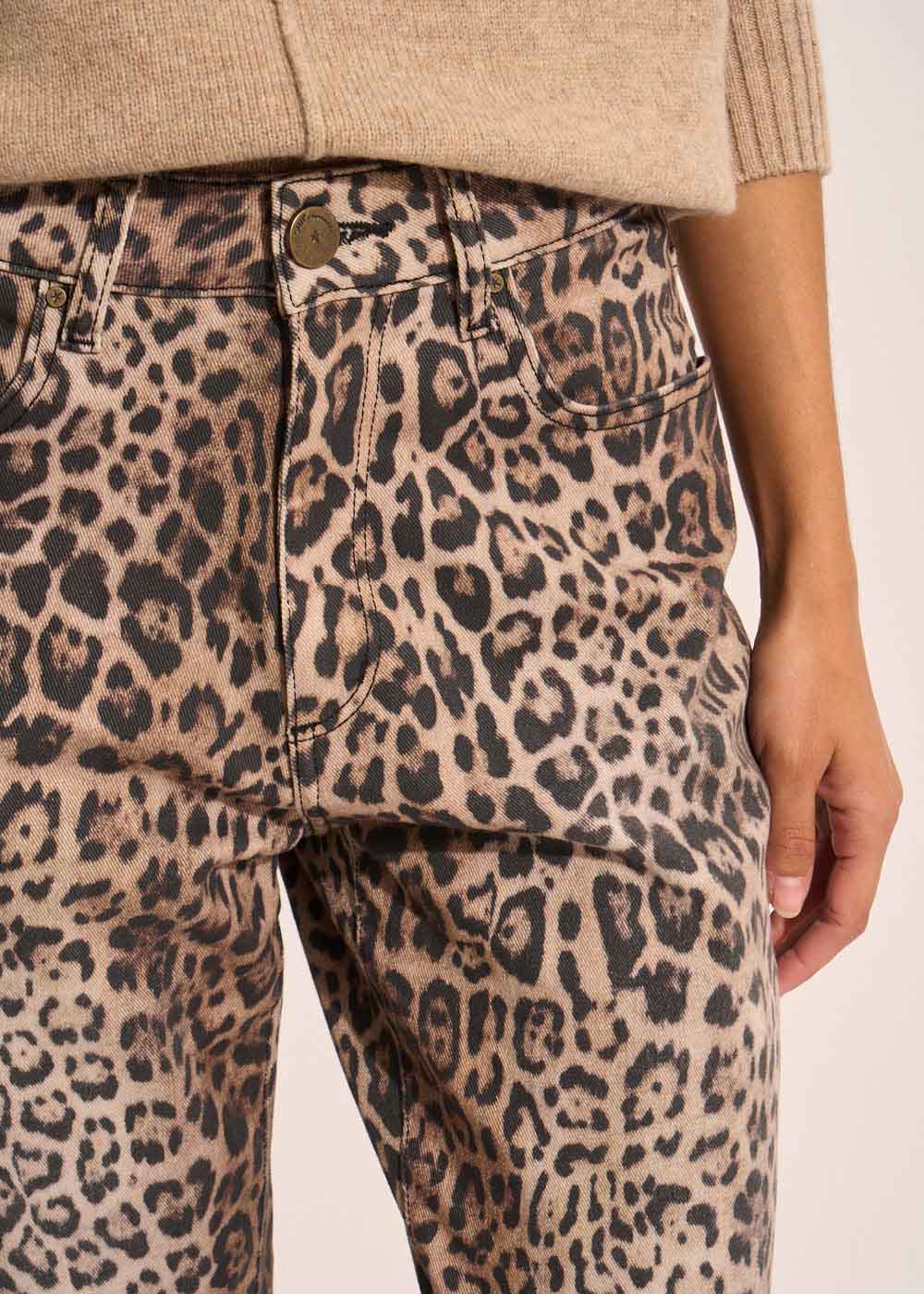 Pantalon droit léopard - Sud Express - 2 - Sud Express