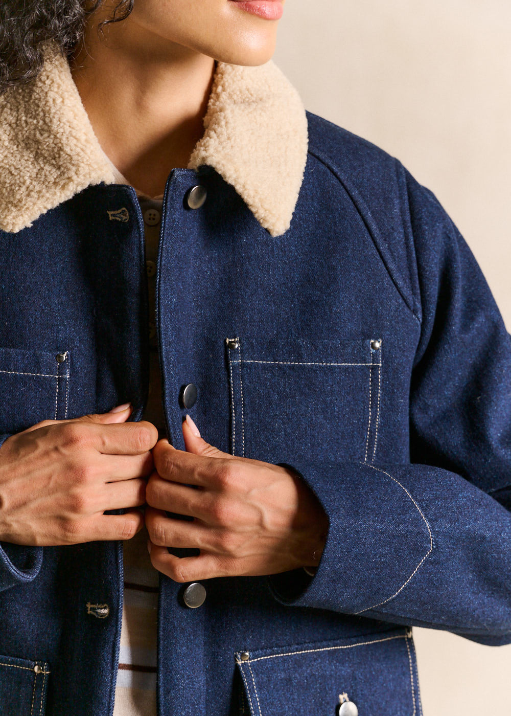 Blouson jean brut - Sud Express - 2 - Sud Express