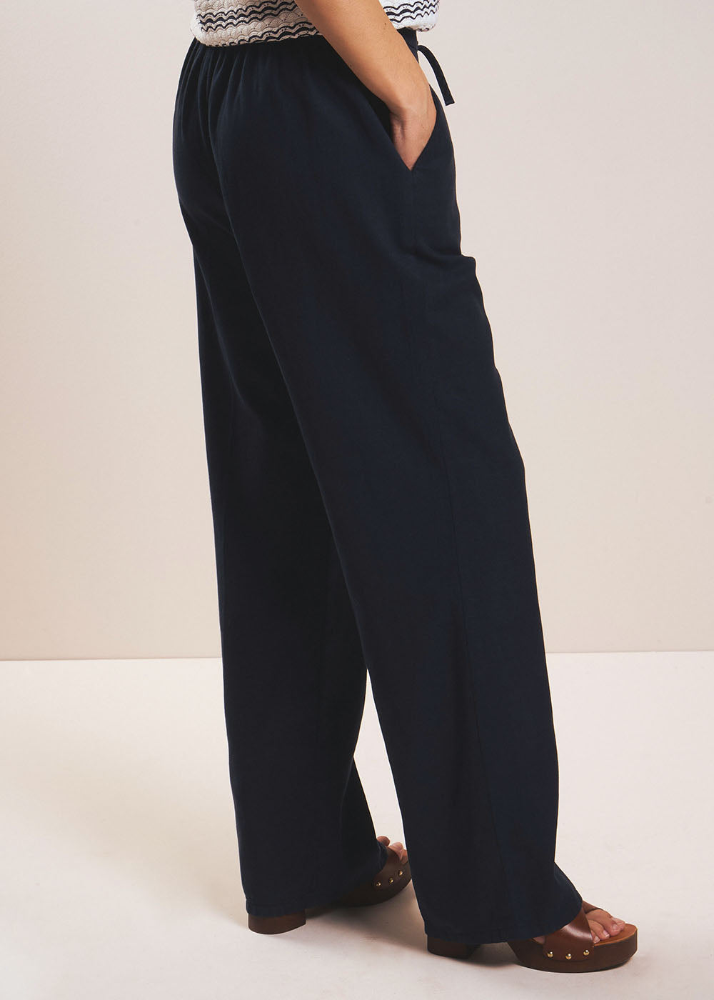 Pantalon droit taille haute - Sud Express - 5 - Sud Express