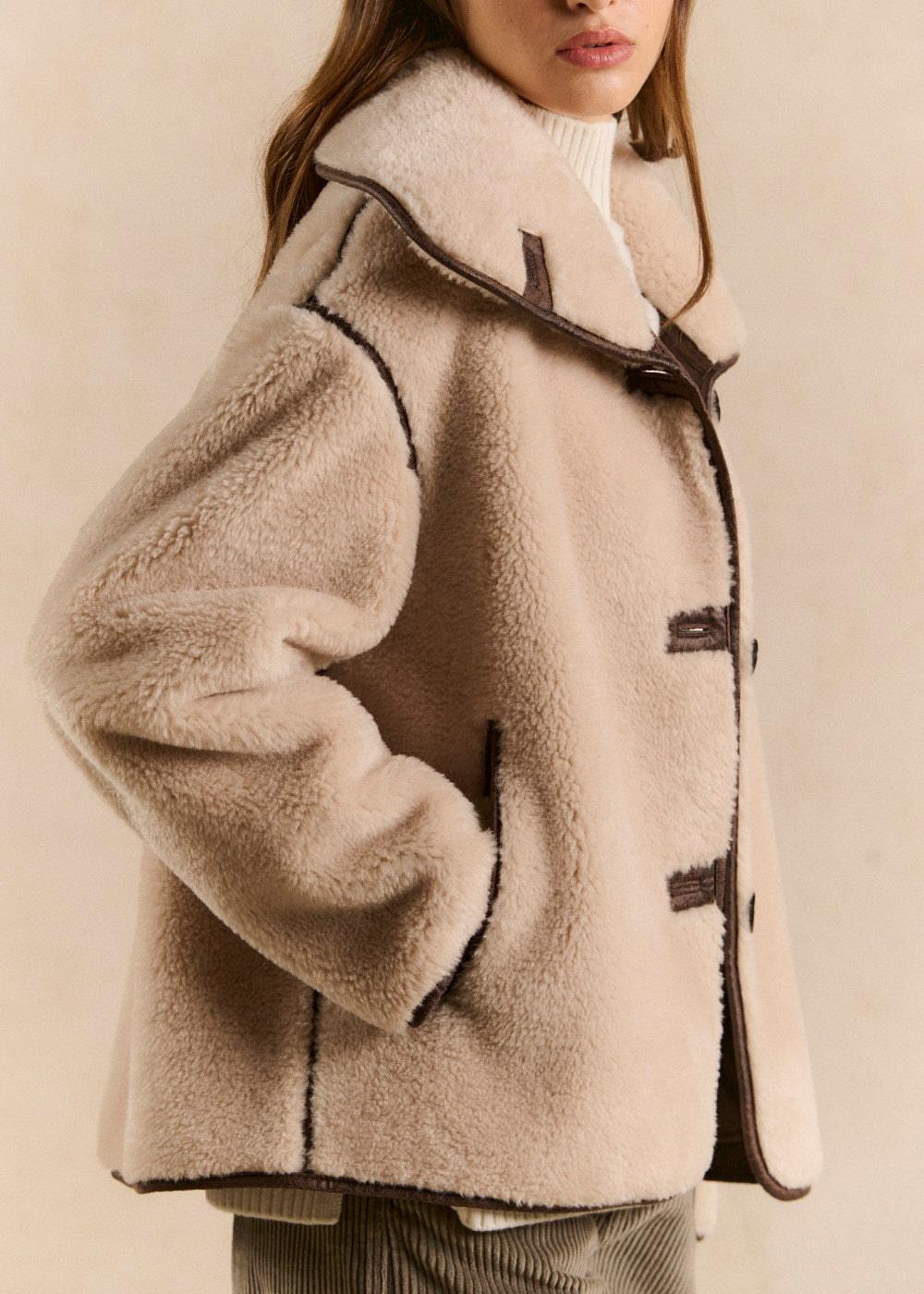 Manteau réversible effet fourrure - Sud Express - 4 - Sud Express