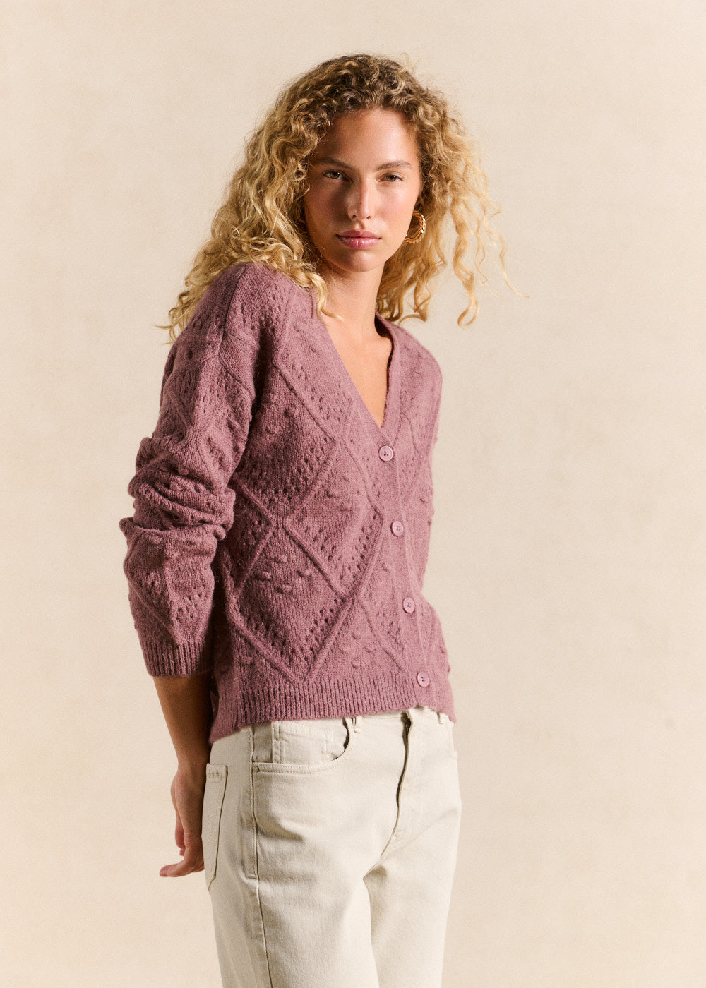 Gilet motif losange - Sud Express - 1 - Sud Express