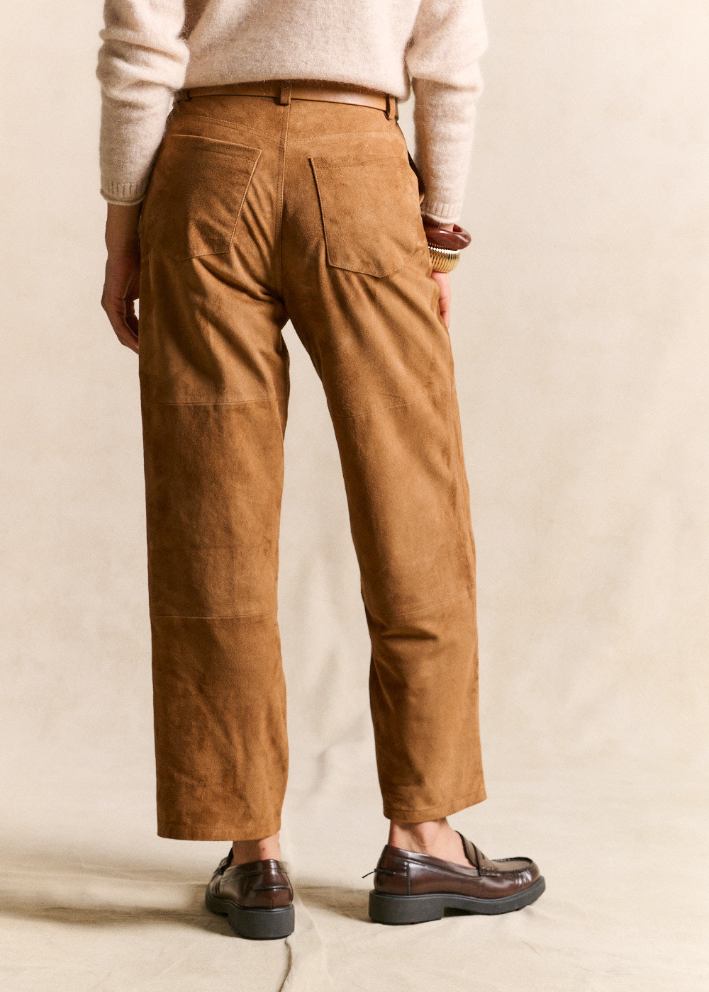 PANELA Pantalon droit en cuir - 3 - Sud Express - Sud Express