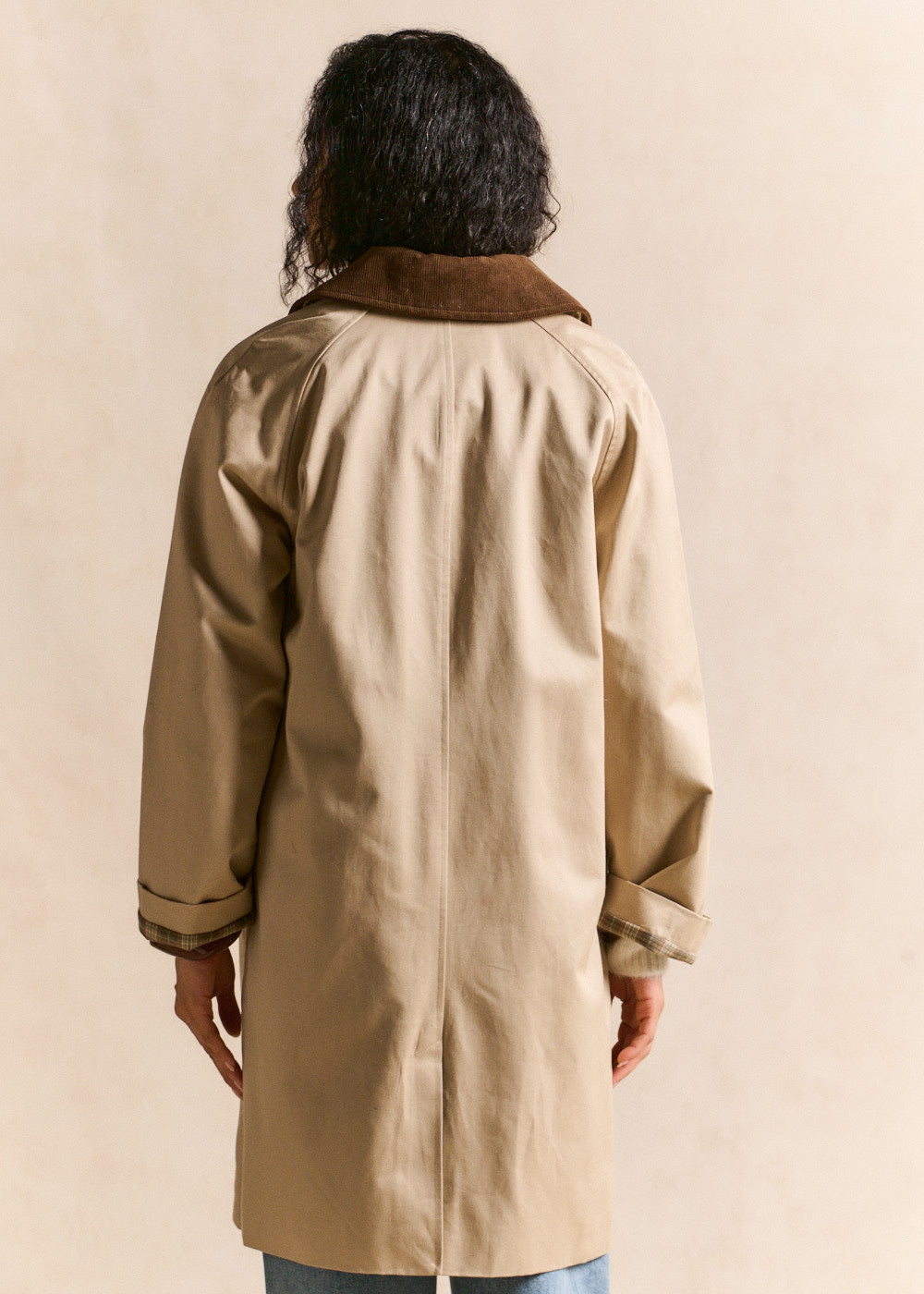 Trench twill col velours amovible - Sud Express - 3 - Sud Express