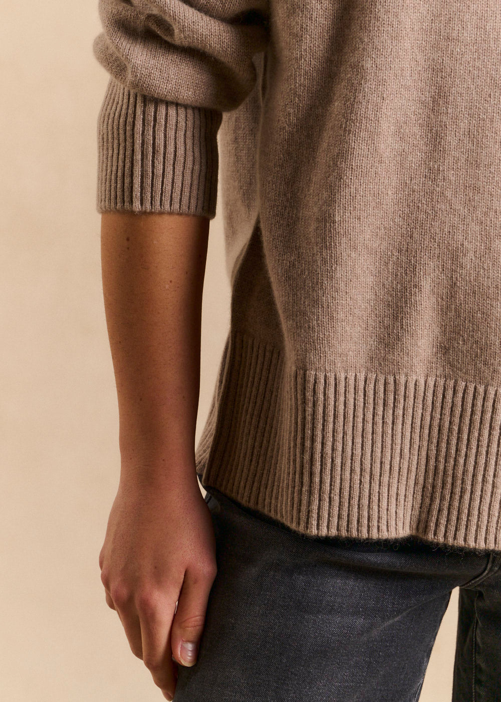 Cashmere crew neck sweater - Sud Express - 2 - Sud Express