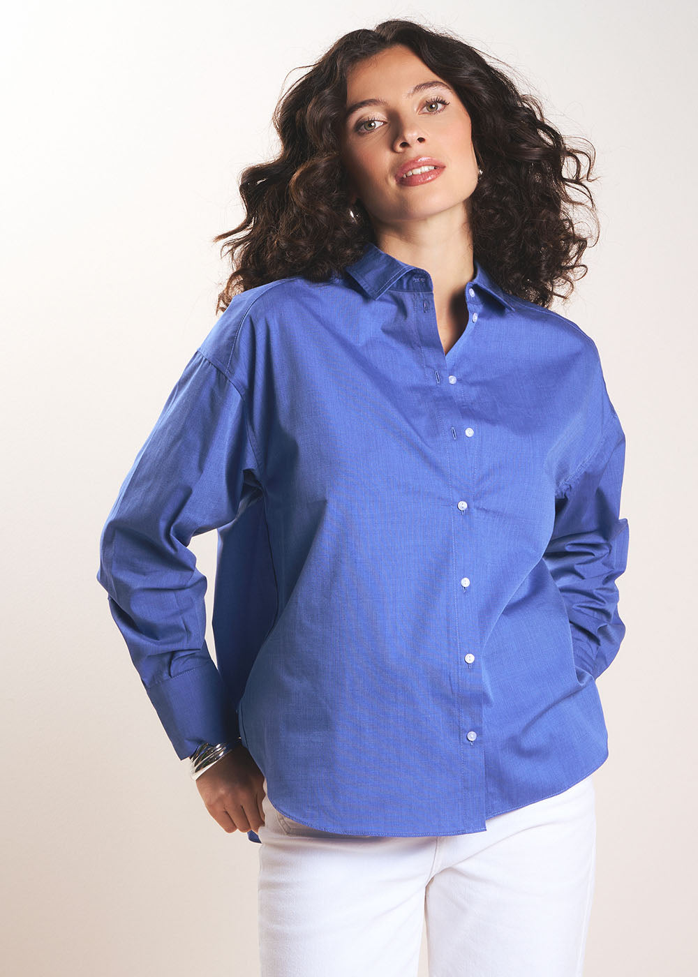 Chemise oversize à manches longues - Sud Express - 4 - Sud Express