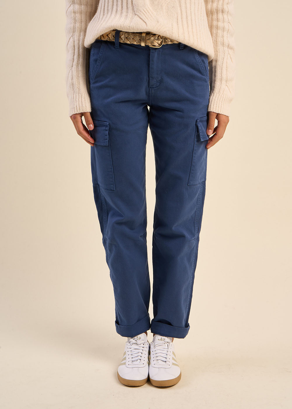Pantalon cargo taille haute - Sud Express - 5 - Sud Express