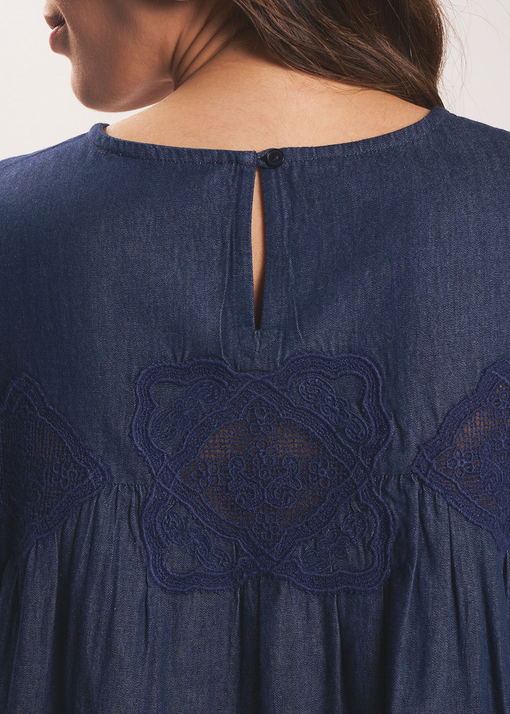 Robe courte en denim - Sud Express - 5 - Sud Express