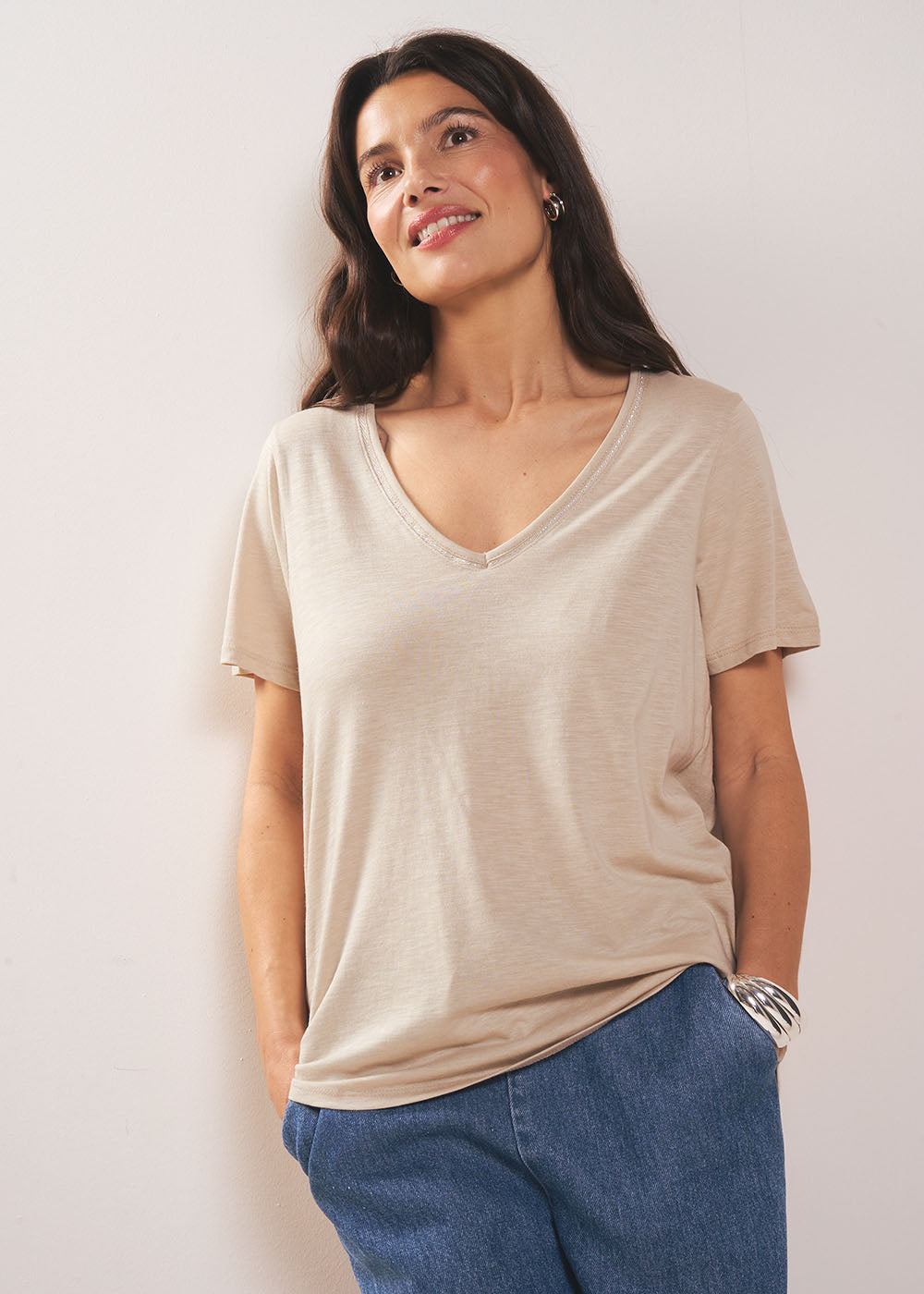 T-shirt col V - Sud Express - 5 - Sud Express