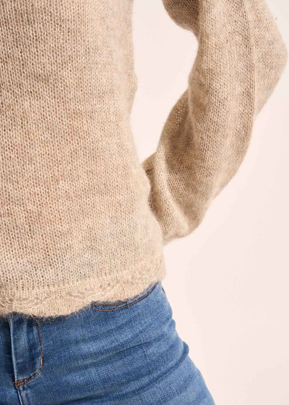 MARFY Pull col V détails crochet - 4 - Sud Express - Sud Express