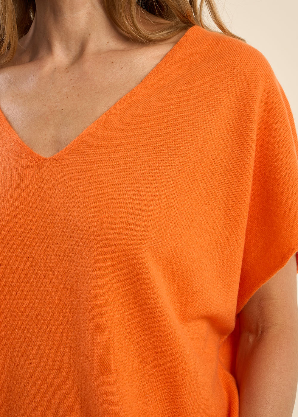 Pull manches courtes en cachemire - Sud Express - 2 - Sud Express
