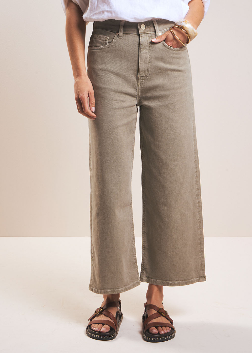 SUZY Jean taille haute coupe large 7/8 - 2 - Sud Express - Sud Express