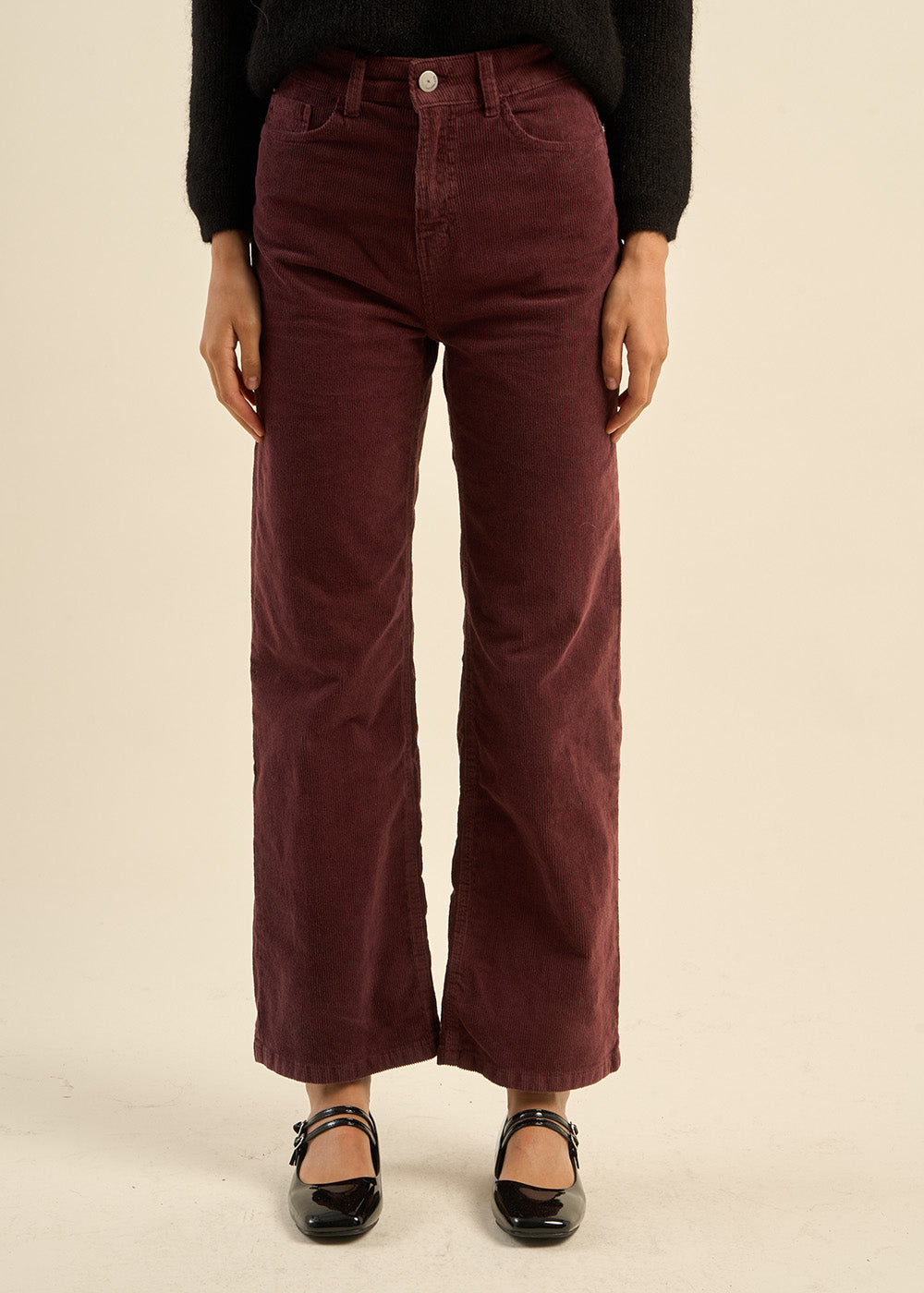 Pantalon en velours à coupe droite - Sud Express - 5 - Sud Express