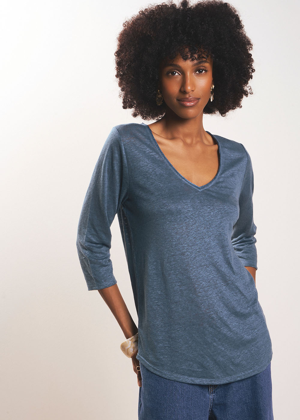 Tee-shirt en lin - Sud Express - 5 - Sud Express