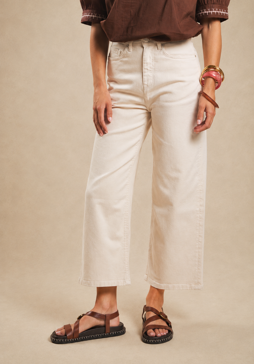 SUZY Jean taille haute coupe large 7/8 - 2 - Sud Express - Sud Express