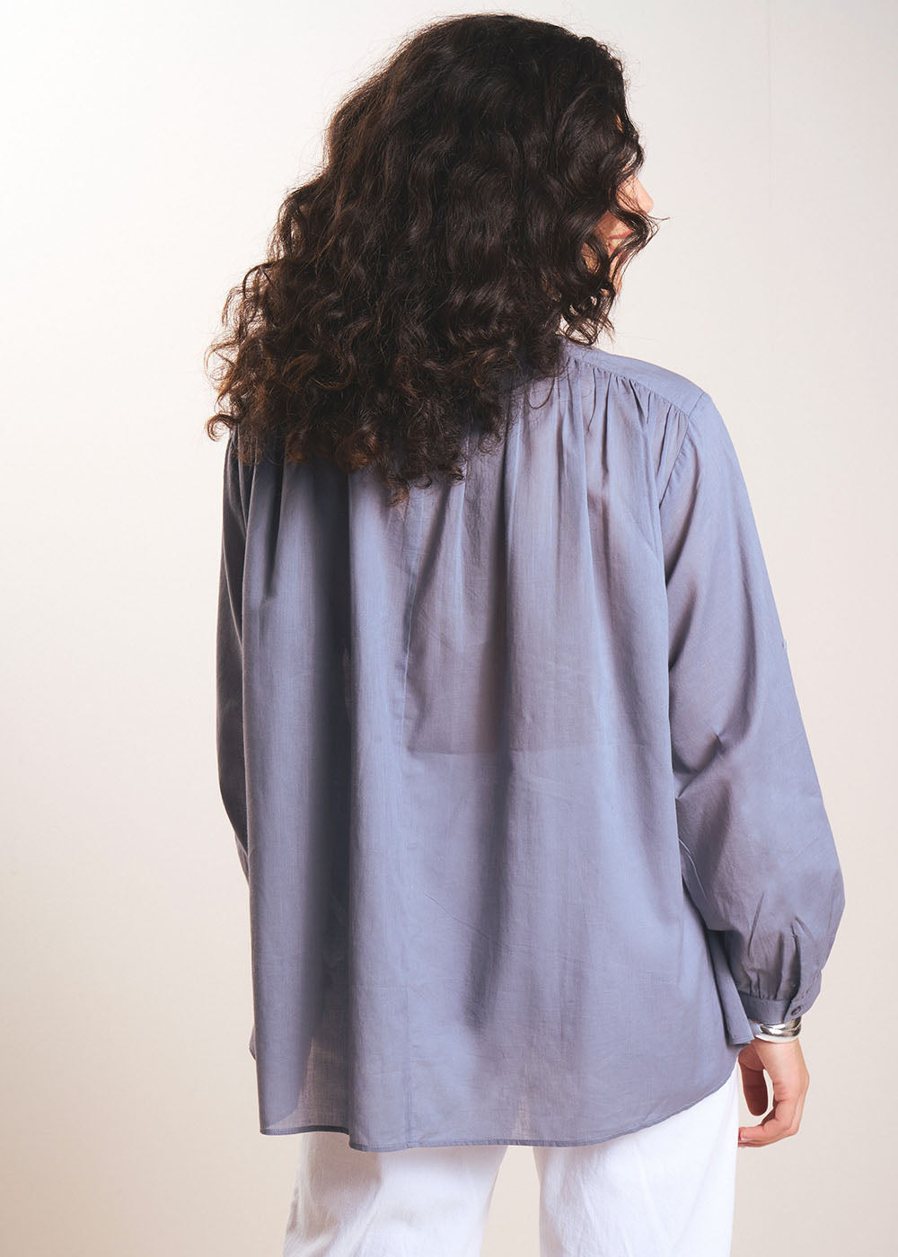 Blouse légère en voile de coton - Sud Express - 3 - Sud Express
