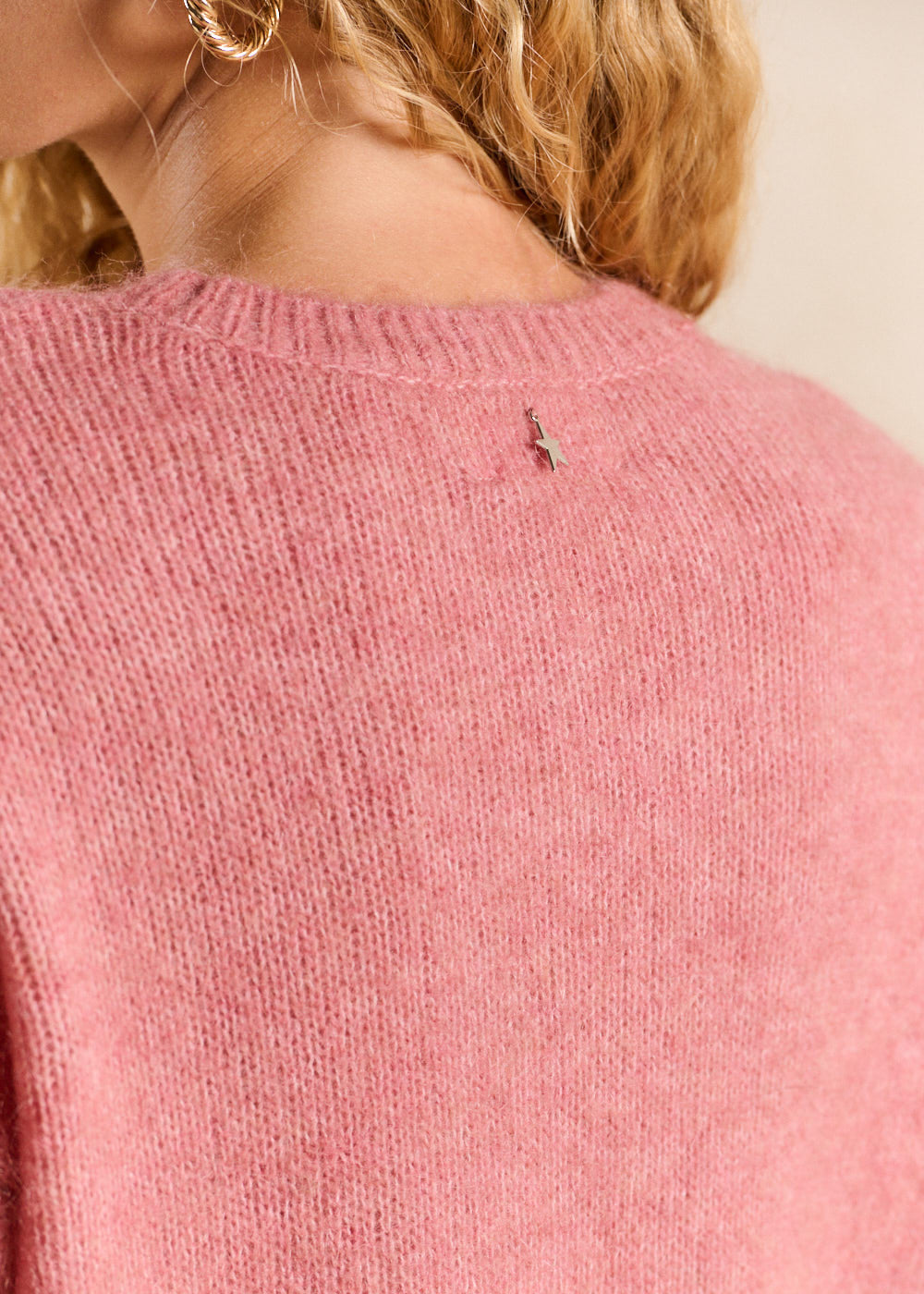 Pull col rond en mohair manches longues - Sud Express - 2 - Sud Express