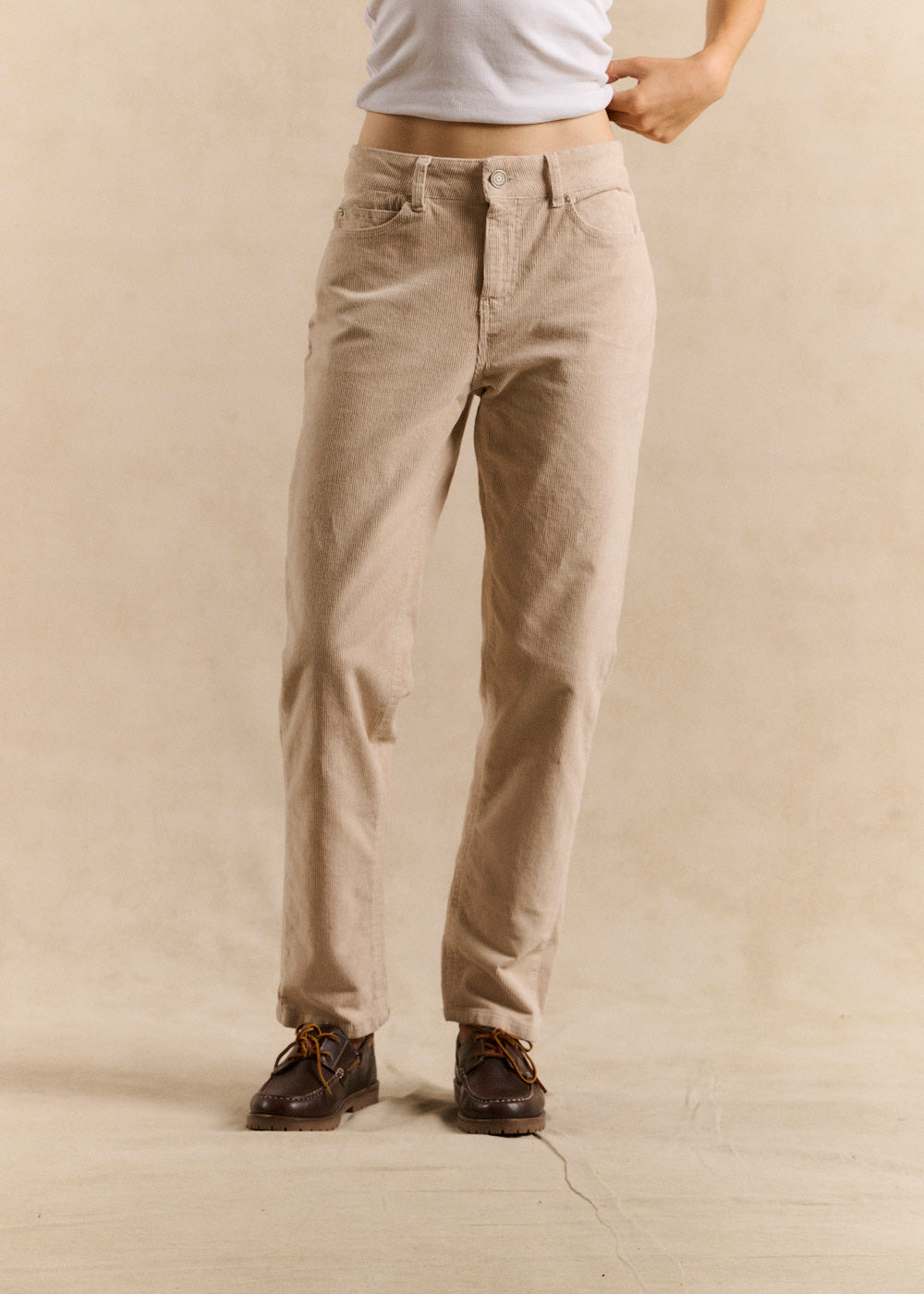 Pantalon slim en velours - Sud Express - 5 - Sud Express