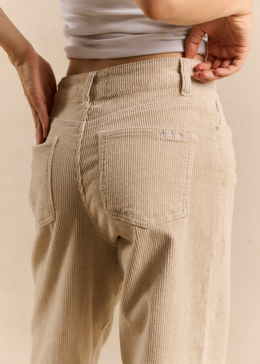 Pantalon wideleg en velours - Sud Express - 4 - Sud Express
