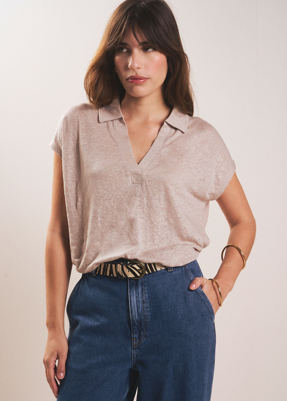 T-shirt à col chemise - Sud Express - 5 - Sud Express