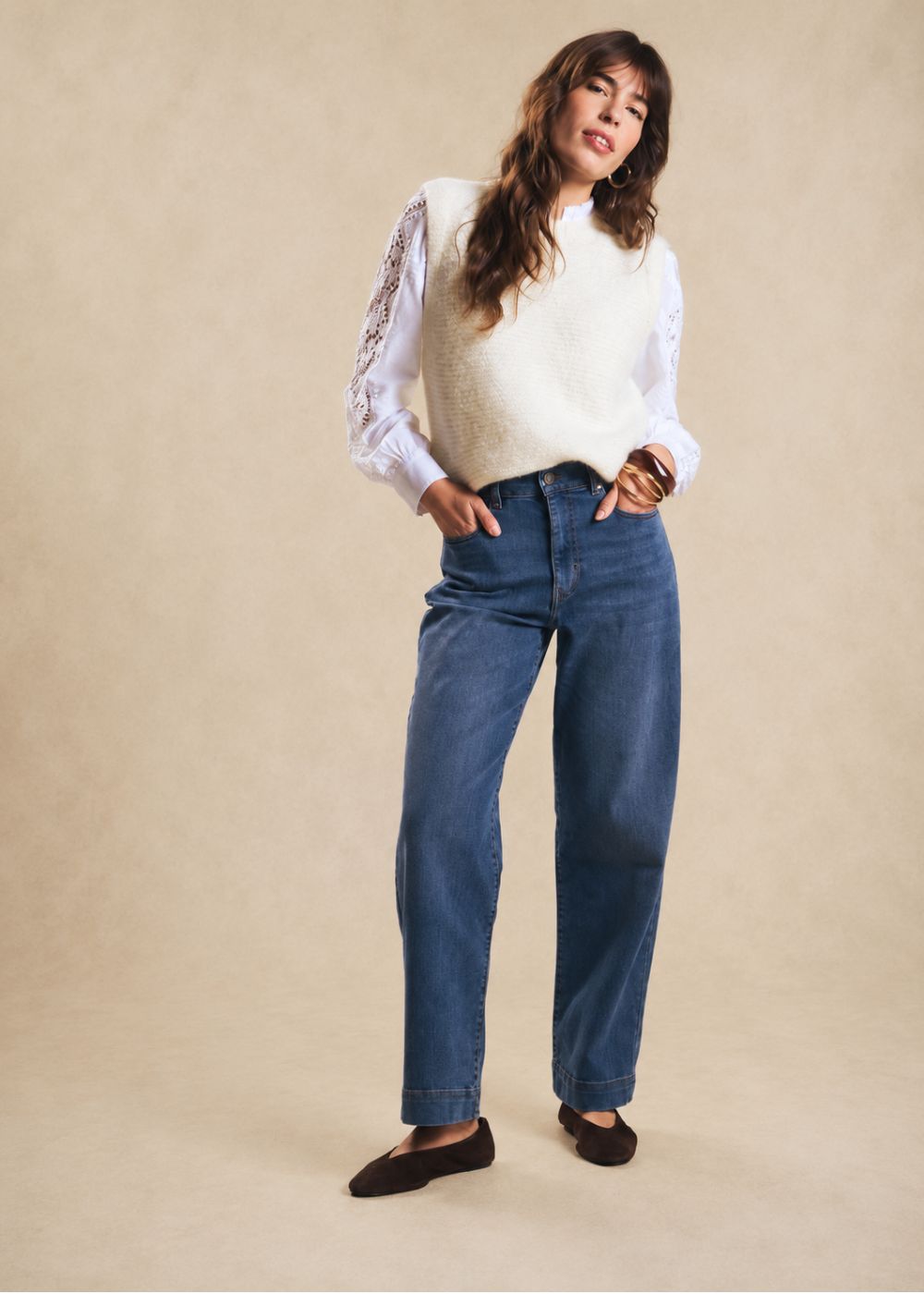 BLOOM Jean boyfriend à jambe large - 3 - Sud Express - Sud Express