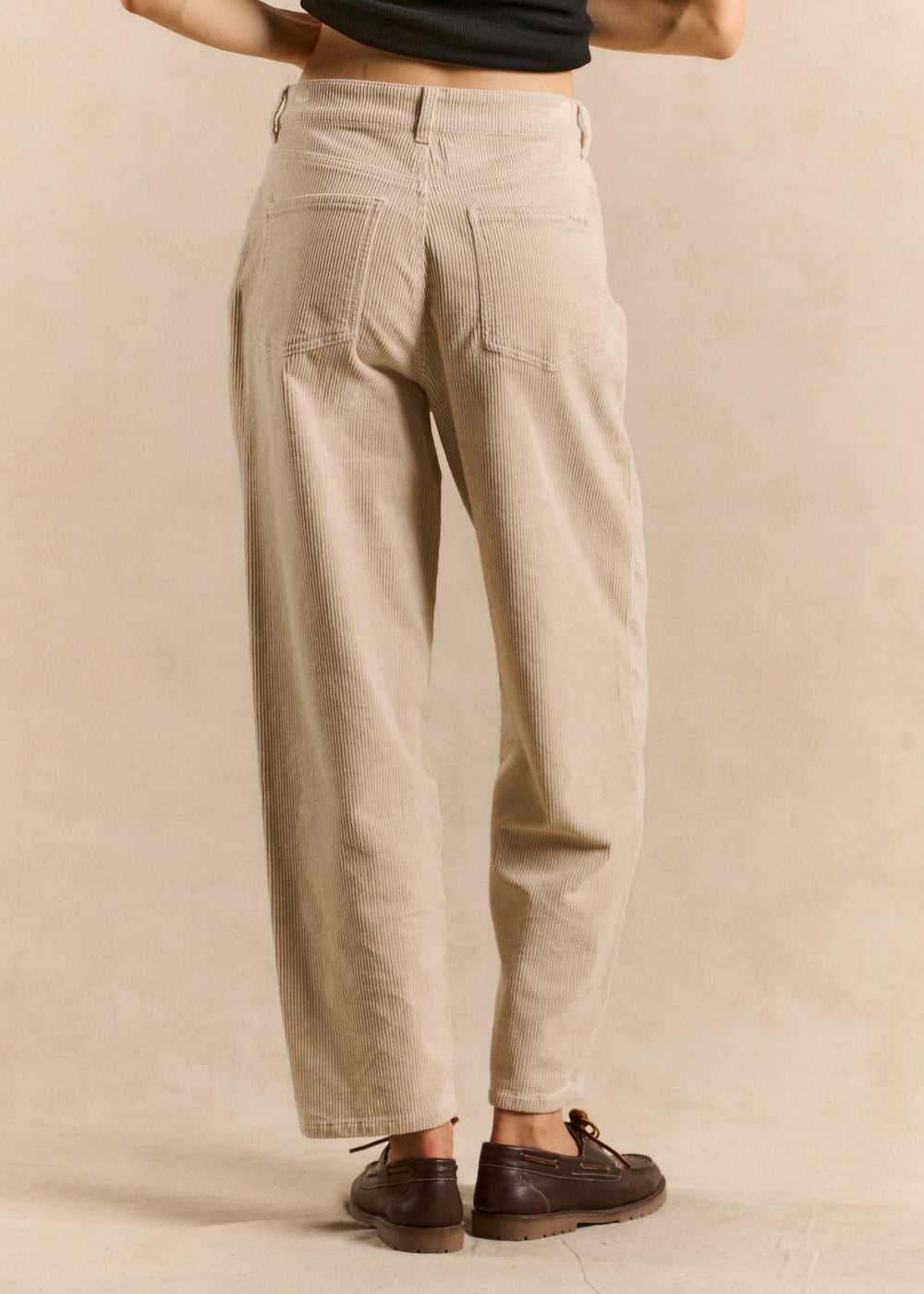 BILLYNI Pantalon velours coupe ballon - 3 - Sud Express - Sud Express