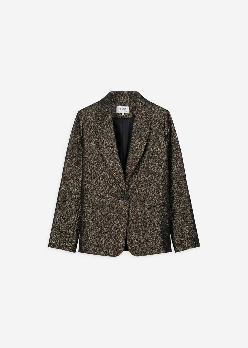 Veste de tailleur jacquard mouchetée - Sud Express - 6 - Sud Express